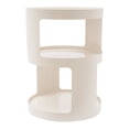 thumbnail image 6 of 3 Tiers Side Table Modern Coffee Table Sofa Bedside Table Round Organizer White, 6 of 16