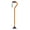 Orange, variant on Black Adjustable Cane for Men & Women - Lightweight & Sturdy Offset Walking Stick - w/Quadruple Tip - Mobility Aid for Elderly, Seniors