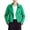 Green, variant on Womens Motorcycle Jacket Lapel Cropped Biker Jackets (Green M)