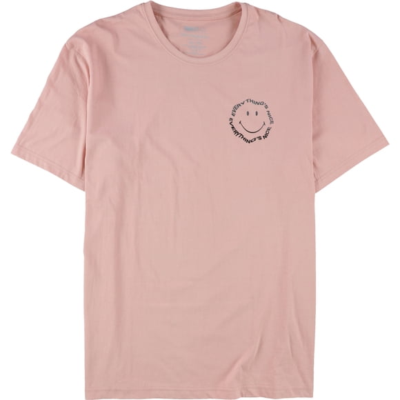 Elevenparis Mens Everything's Nice Graphic T-Shirt quatzpink L