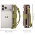 thumbnail image 3 of SENDEFN Small Womens Wallet Leather Bifold Card Holder RFID Blocking with Zipper Coin Pocket, 3 of 7
