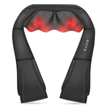 Ouwald Shiatsu Neck Massager with Heat, Deep Tissue Pain-Relief Shoulder and Back Massager for Home & Car, Gift for Men Women