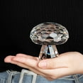 thumbnail image 4 of HONMEET Crystal Mushroom Sculpture Statue for Home and Office Decor, Elegant Modern Design Decorative Art Piece, 4 of 8