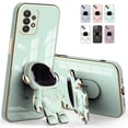 thumbnail image 5 of A 52s 53 Astronaut Holder Luxury Plating Case For Samsung Galaxy A52 A32 A53 A13 A23 A72 A12 A33 A73 4g 5g Silicone Stand Cover, 5 of 5