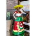 thumbnail image 7 of Day of The Dead Sandia Senorita Watermelon Garment Lady Skeleton Dancer Figurine, 7 of 7