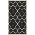 thumbnail image 6 of Safavieh Courtyard Alyssa Geometric Indoor/Outdoor Area Rug, 5'3" x 5'3" Round, Black/Beige, 6 of 11