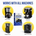 thumbnail image 2 of Descaling Powder Solution (6-Uses) Coffee Machine Descaler Cleaner | Compatible with Breville Nespresso Delonghi Ninja | To Descale Automatic Coffee Pots & Makers & Espresso Machines, 2 of 9