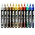 thumbnail image 7 of Matellic 12 Colors Nail Art  Markers， Metal Highlighter Waterproof，Car Modeling Drawing Painting Liner DIY, 7 of 7