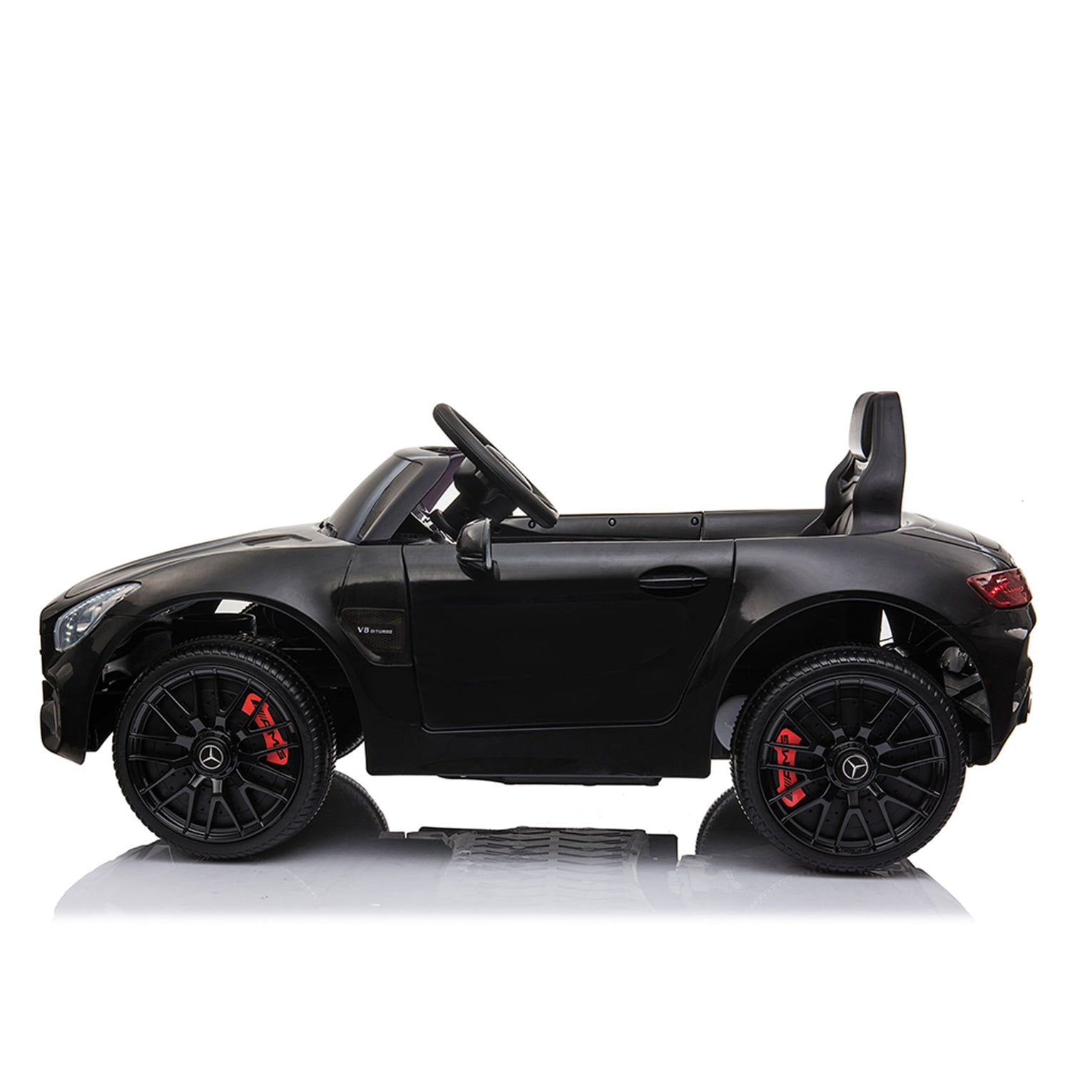 CIPACHO Licensed Benz GT 12V Ride On Car, Electric Vehicle Kids Car Toy with 3-Speed Remote Control Sporty Carfor for Kids 3 to 6 Years Old, Black CIPACHO Licensed Benz GT 12V Ride On Car, Electric Vehicle Kids Car Toy with 3-Speed Remote Control Sporty Carfor for Kids 3 to 6 Years Old, Black