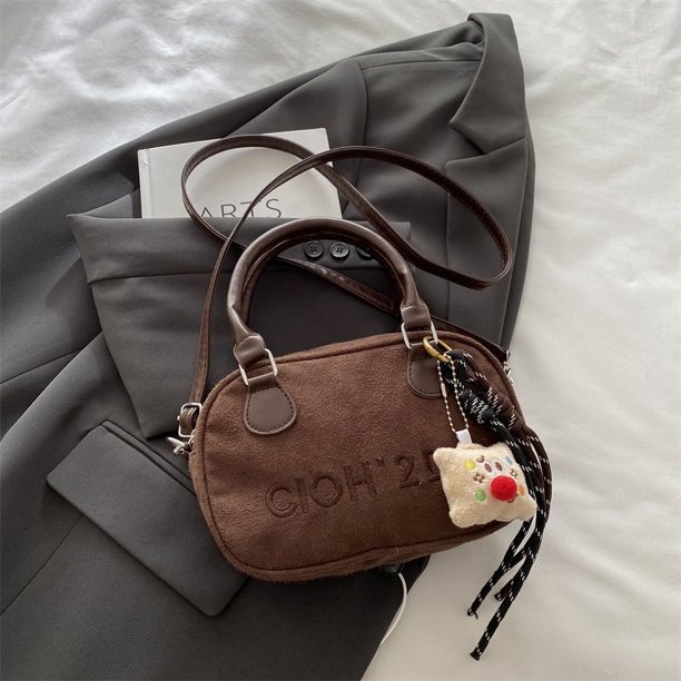 Bolso de mano sencillo de color liso para mujer 2025, bolso bandolera de gran valor, tendencia de bolso de bolos para mujer popular este año