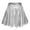 A-Silver52, variant on XIAONU Women's Leather Pleated Mini Skirt High-Waist Flared Skirt Sleek Edgy Party Daily Wear