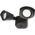thumbnail image 1 of Nuvo Lighting N65218 LED Security Light Dual Head Wall Mount Fixture in Bronze, 1 of 3