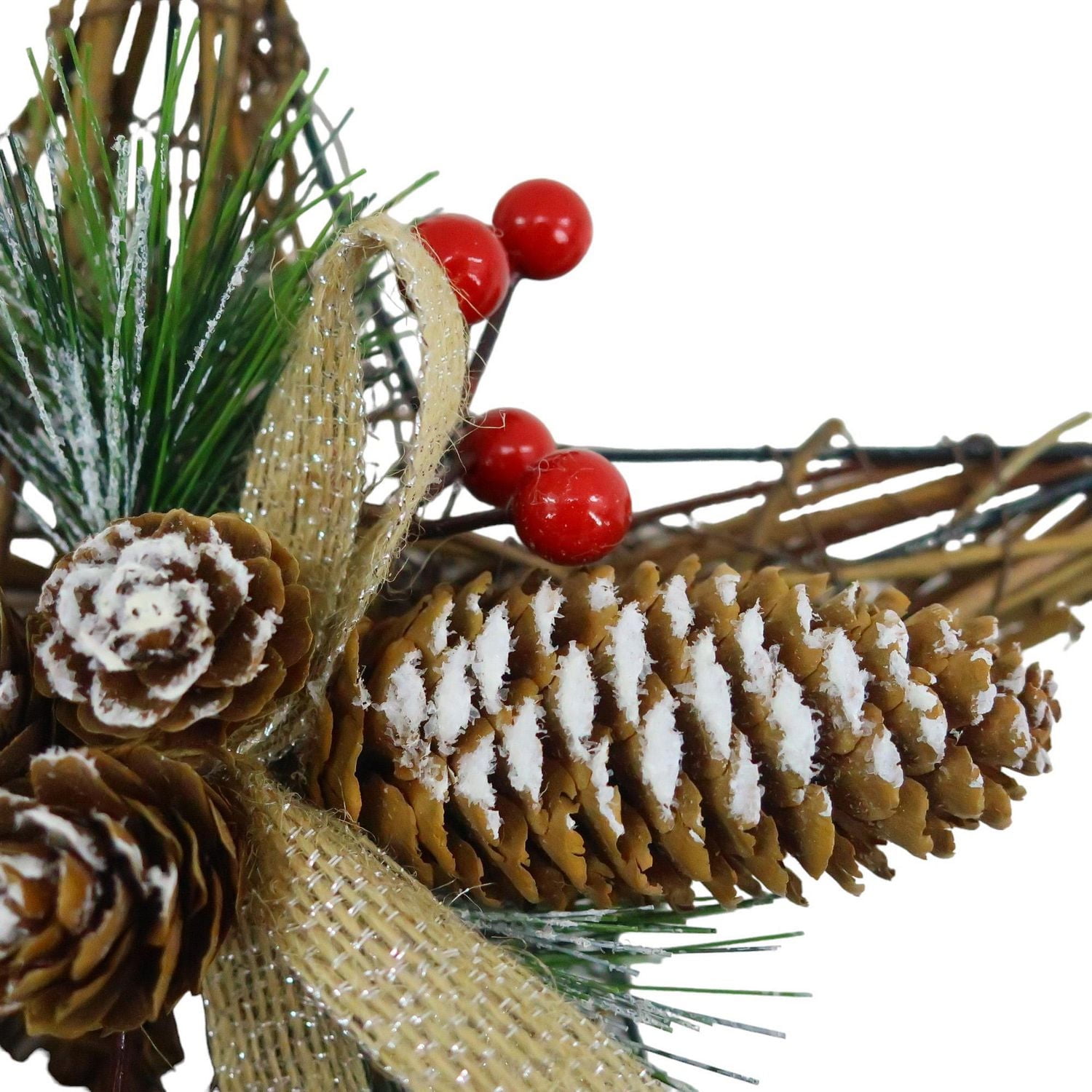 HOLIDAY TIME CIME D'ARBRE ÉTOILE EN BOIS 12" CIME D'ARBRE ÉTOILE EN BOIS