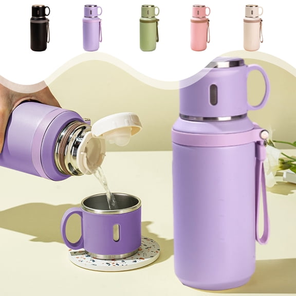 Tea Tumbler Insulated Cup - 316 Stainless Steel, Hygienic Tea Separation Design, Easy-Clean Lid, Large Capacity Thermal Flask, Portable Drinkware