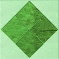 thumbnail image 1 of Ahgly Tapis d'Intérieur Lavable en Machine Carré Vert Clair, 8 Pieds Carré, 1 of 7
