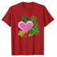 thumbnail image 4 of Camisetas de Manga Corta para las Mujeres de Moda Imprimir Cuello Redondo Camiseta, Mezcla de Poliéster Ligero para Primavera Verano Otoño, 4 of 8