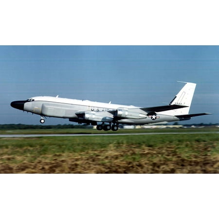 Air Force Aircraft Photos - LAMINATED POSTER File Photo. U.S. Air Force RC-135. The RC-135 is a reconnaissance aircraft supporting theater and n Poster Print 24 x 36