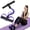 PURPLE, variant on 6-Tube Resistance Band, Foot Loop Exercise Band for Yoga Stretching and Home Fitness Training