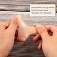 thumbnail image 4 of 10 Pieces Gel Finger Protector Finger Cots Silicone Finger Cover Cap Gel Finger Sleeves Finger Support for Finger Cracking, Finger Trigger (Apricot), 4 of 7