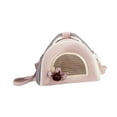 thumbnail image 3 of Bolso portador de hámster, portador de viajes de animales pequeños, bolsa saliente, portador de coinatas pequeñas bolsas para mascotas para pájaros, 3 of 8