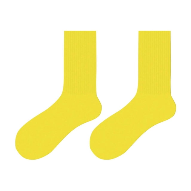 LckLvx Womens Crew Socks Casual Athletic Lightweight Breathable Socks Solid Color Mid Calf Socks