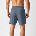 thumbnail image 3 of Men Cargo Shorts Pack Men's Athletic Shorts Plus Size Elastic Waist Drawstring Running Shorts, Summer Lightweight Breathable Short Pants with Pockets Gray XXL, 3 of 7