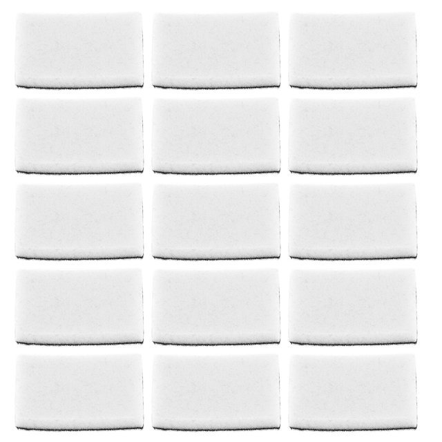 Tineasur 20Pcs White Rectangle Ink Blending Sponge Refills for Precise Craft Painting and Scrapbook Art