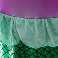 thumbnail image 7 of Girls Ariel Mermaid Tail Costume Dress Cosplay Party Princess Outfits, 7 of 7