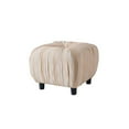 thumbnail image 1 of Jennifer Taylor Home Gracie Pleated Decorative Ottoman Satin, 1 of 6
