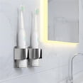 thumbnail image 3 of Soporte Para Cepillo De Dientes Eléctrico, Soporte Multiusos Para Almacenamiento De Peso, Sin Perforaciones, Fácil De Instalar, Colgador De Pared Para El Baño Del Hogar Eigraketly HA013412-00, 3 of 7