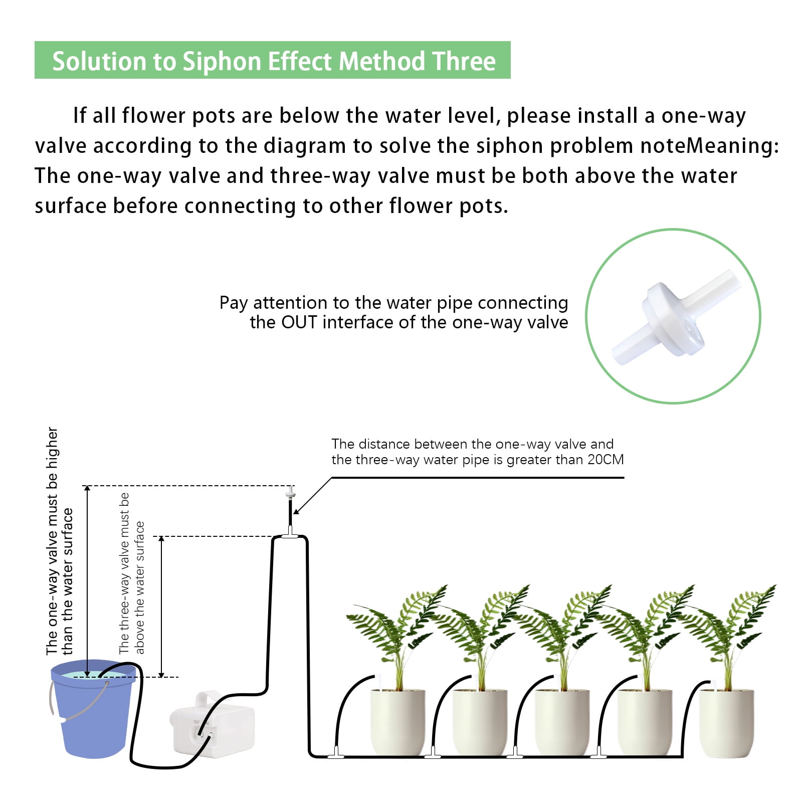 XZKING Automatic Plant Watering Device Rechargeable Drip Irrigation Watering System Kit DIY, 15 Potted Plants, Watering Timer for Vacation While Away