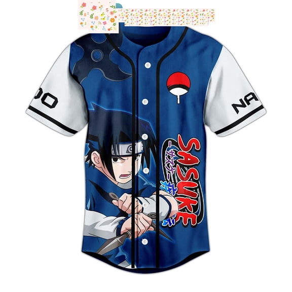 Sasuke I Will Walk My Own Path And I Will Find My Own Way Personalized Baseball Jersey