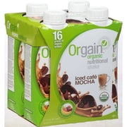 Orgain Organic Shake, 16 Grams of Protein, Iced CafÃ© Mocha, 11 Oz, 12 Ct