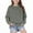 Gray, variant on Bnwani Sweatshirt for Girls Long Sleeve Sweatshirt Plain Pullover