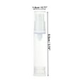 thumbnail image 4 of 1 Pc Portable Airless Pump Spray Bottle for Travel Outdoors Gym 10ml 0.34oz White, 4 of 6