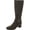 Dark Brown, variant on Womens Maelie Faux Suede Tall Knee-High Boots