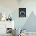 thumbnail image 5 of Stupell Industries Racoon with Gaming Headset Children's Blue Grey Animal Framed Wall Art Design by Daphne Polselli, 16" x 20", Black Framed, 5 of 5