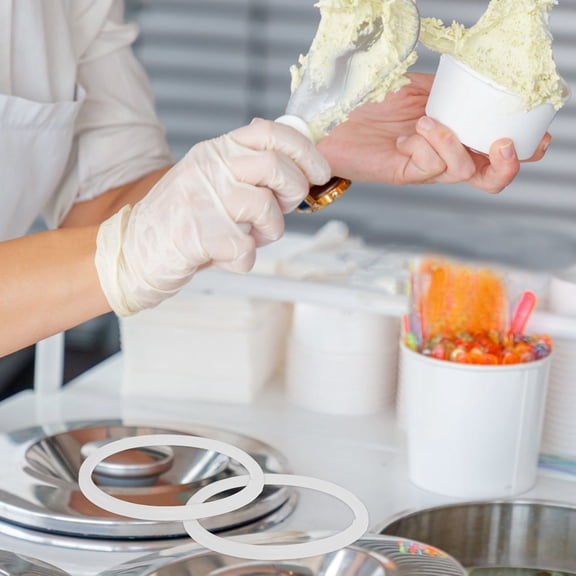 YOSADIER 2-Pack Leak-Proof Soft Serve Ice Cream Machine Seal Replacement Accessories for Home Kitchen Use