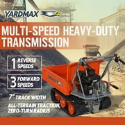 YARDMAX YD8203 Track Barrow 4.0 Cu ft/660 lb Capacity steel Wheelbarrow