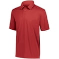 thumbnail image 3 of Augusta L Youth Vital Polo Red 5018, 3 of 3