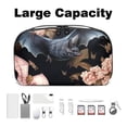 thumbnail image 3 of Bats Waterproof Oxford Cloth Charger Pouch USB Organizer Power Cord Box Organizer Cord and Cable Organizer Storage Pouch, 5.9x9.44x3.14 in., 3 of 6