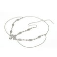 thumbnail image 4 of Unique Bargains 1 Pc Headpiece Multi-layered Rhinestone Head Chain Silver Tone, 4 of 5