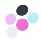 thumbnail image 4 of 5Pcs Nail Art Silicone Mixing Tray for Foundation and Blending (Black Rose Red Purple White Blue), 4 of 5