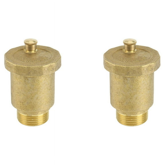2X Brass Automatic Valve 3/4 Inch Male Thread for Solar Water Heater Pressure Relief Valve Tools Valve