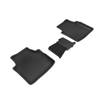 3D MAXpider Custom Fit Kagu Floor Mat (Black) Compatible with Volkswagen Arteon 2019-2023 - Second Row
