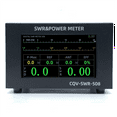 thumbnail image 4 of 200W 1.8-54Mhz Digital SWR Meter Standing Wave Meter Power Meter with 4.3inch IPS Color Display for Ham Radio, 4 of 10