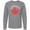 AC-Heather Grey, variant on Inktastic Canada Maple Leaf Long Sleeve T-Shirt