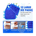 thumbnail image 4 of 2 Pcs Gilet Rafraîchissant avec 48 Pcs Bloc Réfrigérant Gilet Glacé Ajustable pour Hommes Femmes Temps Chaud Travail Course Pêche Cyclisme, 4 of 6