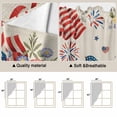 thumbnail image 5 of Independence Day Swag Valances for Windows, Kitchen Window Curtains Over Sink, Patriotic Truck Usa Flag Firework Floral Window Treatment Curtains for Living Room/Bedroom Curtains 2 Panel Sets 36"x45", 5 of 8