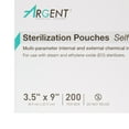 thumbnail image 6 of McKesson Argent Sure-Check Self-Sealing Sterilization Pouch, Transparent/Blue, 3 1/2 in x 9 in, 200 Count, 1 Pack, 6 of 7